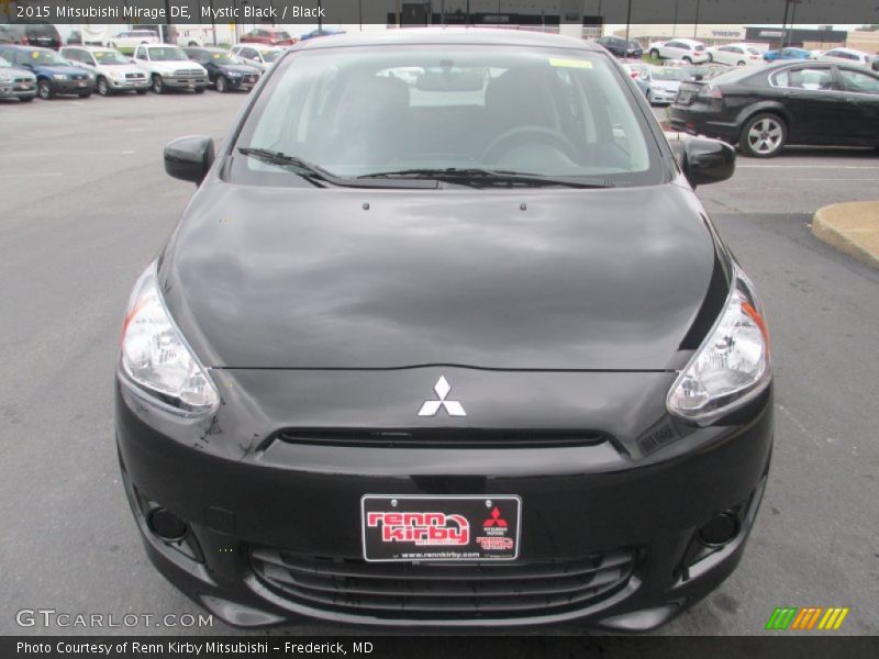 Mystic Black / Black 2015 Mitsubishi Mirage DE