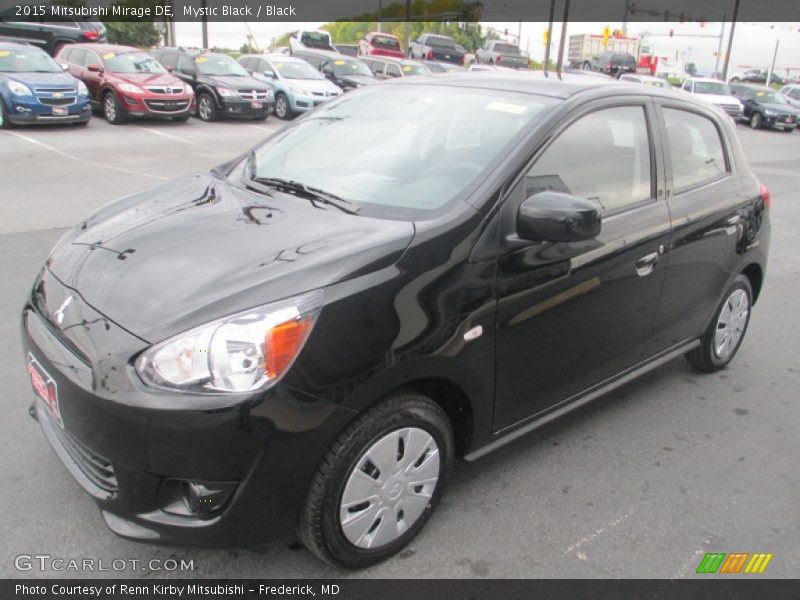 Mystic Black / Black 2015 Mitsubishi Mirage DE