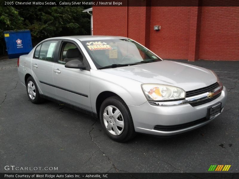 Galaxy Silver Metallic / Neutral Beige 2005 Chevrolet Malibu Sedan