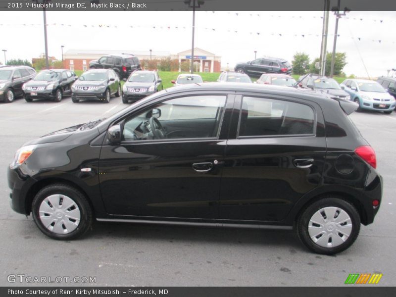 Mystic Black / Black 2015 Mitsubishi Mirage DE