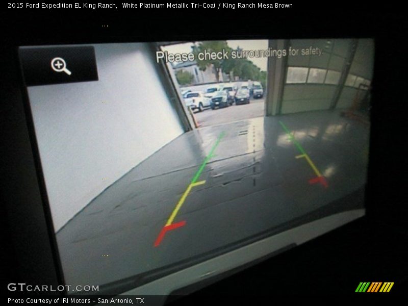 White Platinum Metallic Tri-Coat / King Ranch Mesa Brown 2015 Ford Expedition EL King Ranch