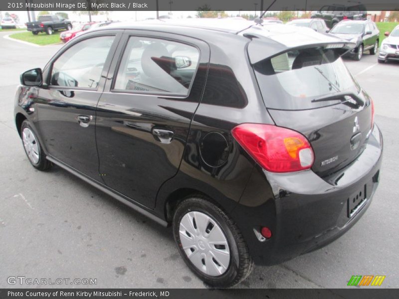 Mystic Black / Black 2015 Mitsubishi Mirage DE