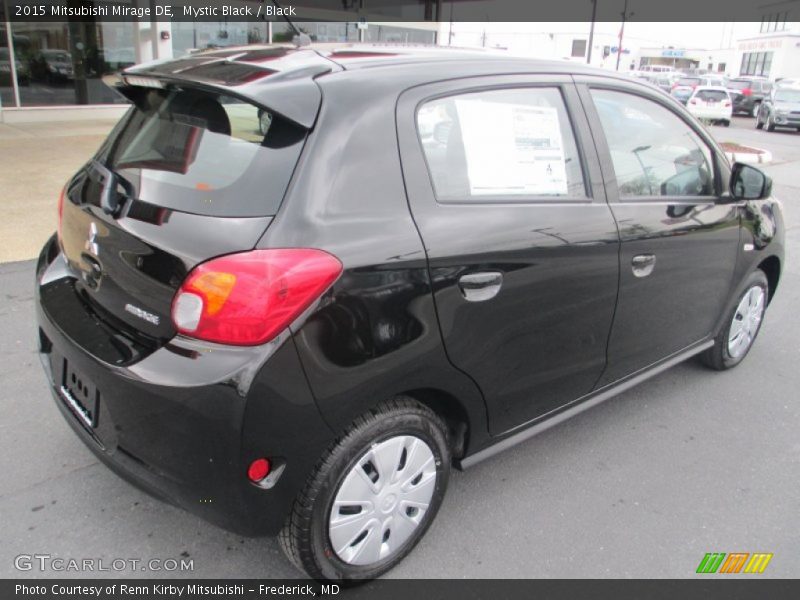 Mystic Black / Black 2015 Mitsubishi Mirage DE