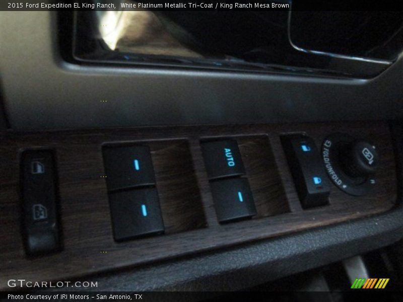 White Platinum Metallic Tri-Coat / King Ranch Mesa Brown 2015 Ford Expedition EL King Ranch