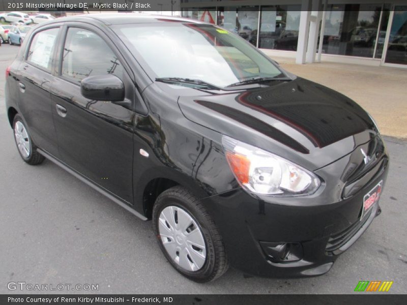 Mystic Black / Black 2015 Mitsubishi Mirage DE