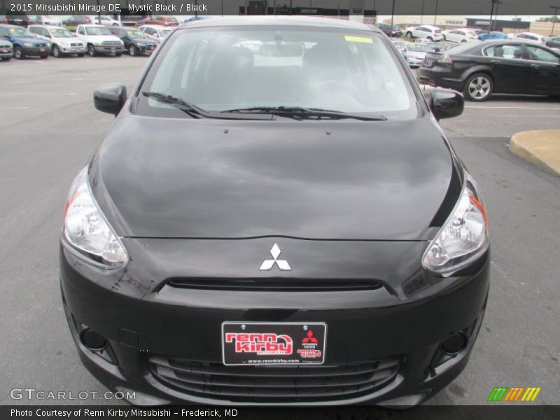 Mystic Black / Black 2015 Mitsubishi Mirage DE