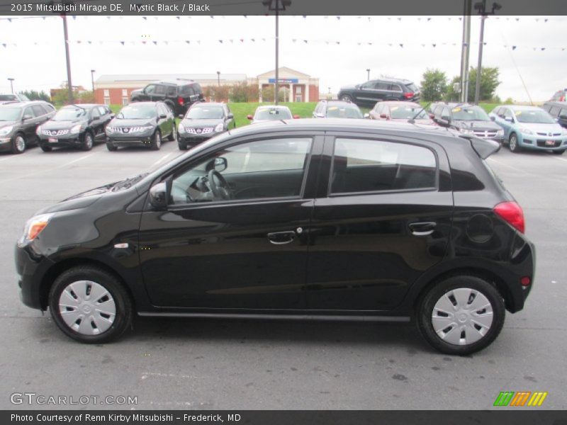 Mystic Black / Black 2015 Mitsubishi Mirage DE