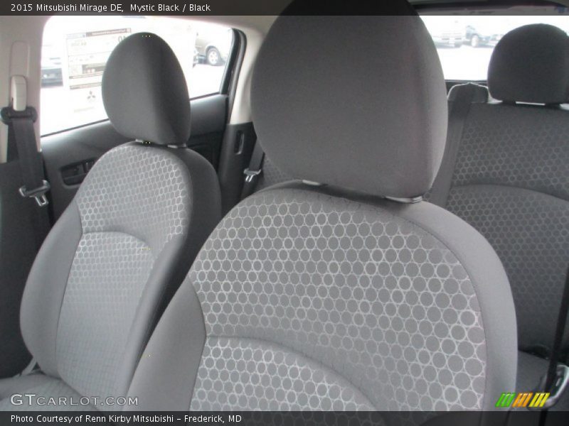 Mystic Black / Black 2015 Mitsubishi Mirage DE