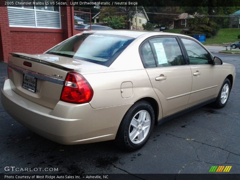 Light Driftwood Metallic / Neutral Beige 2005 Chevrolet Malibu LS V6 Sedan