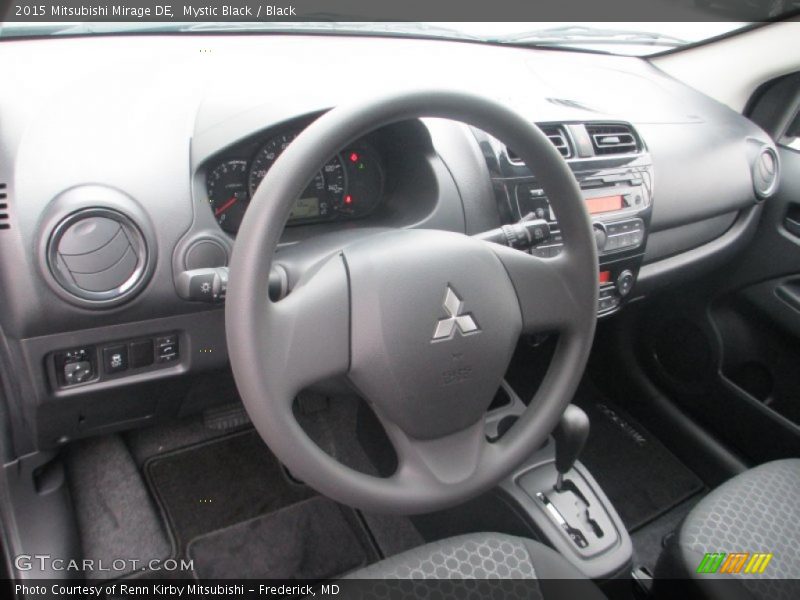 Mystic Black / Black 2015 Mitsubishi Mirage DE