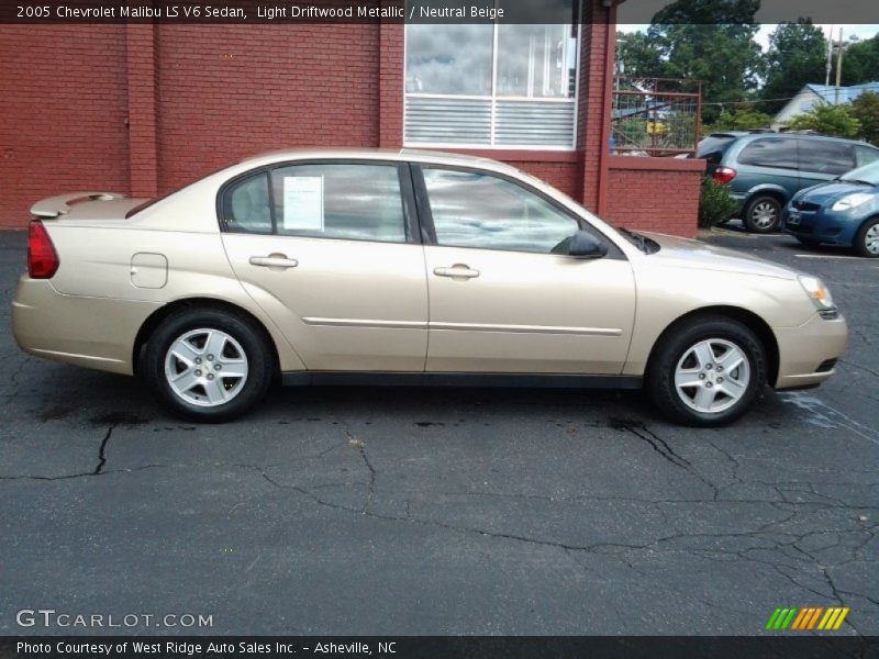 Light Driftwood Metallic / Neutral Beige 2005 Chevrolet Malibu LS V6 Sedan