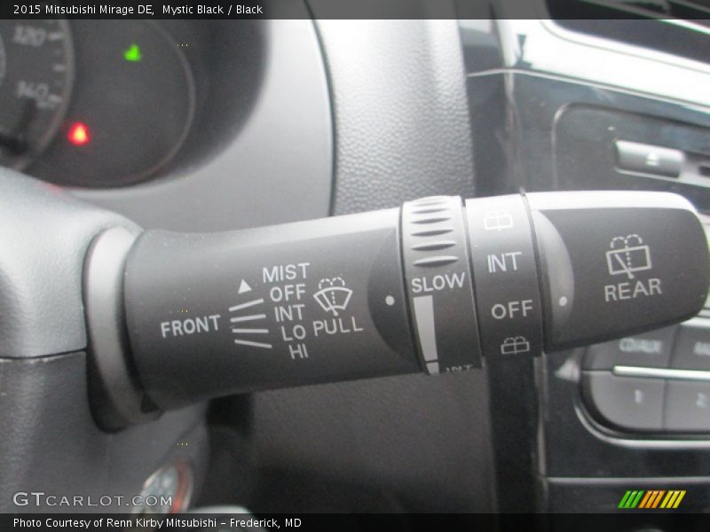Mystic Black / Black 2015 Mitsubishi Mirage DE