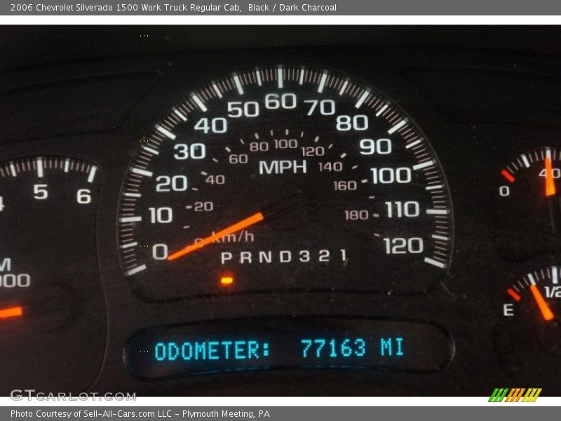 Black / Dark Charcoal 2006 Chevrolet Silverado 1500 Work Truck Regular Cab