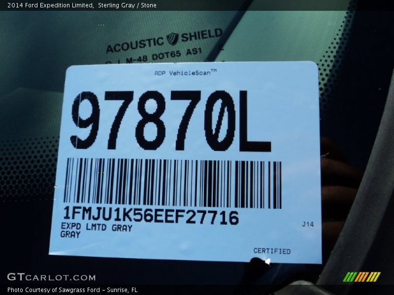 Sterling Gray / Stone 2014 Ford Expedition Limited