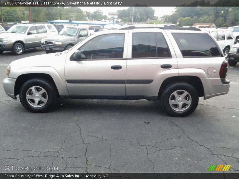 Silverstone Metallic / Light Gray 2005 Chevrolet TrailBlazer LS 4x4