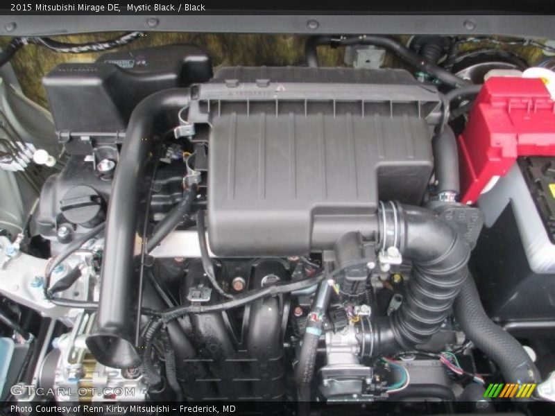 Mystic Black / Black 2015 Mitsubishi Mirage DE