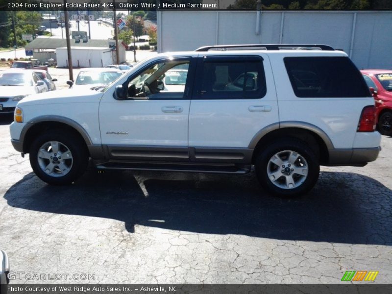 Oxford White / Medium Parchment 2004 Ford Explorer Eddie Bauer 4x4