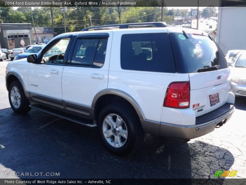 Oxford White / Medium Parchment 2004 Ford Explorer Eddie Bauer 4x4