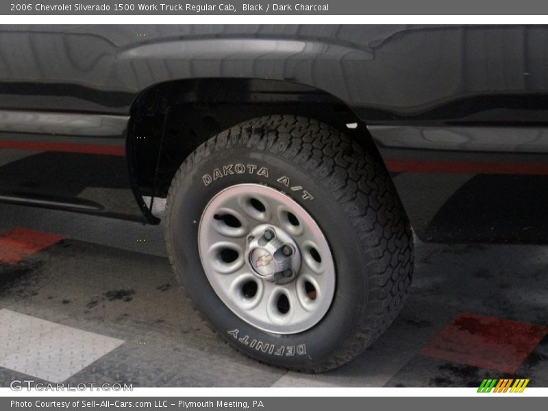 Black / Dark Charcoal 2006 Chevrolet Silverado 1500 Work Truck Regular Cab
