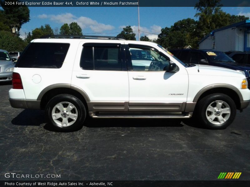 Oxford White / Medium Parchment 2004 Ford Explorer Eddie Bauer 4x4