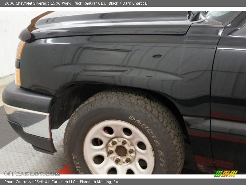 Black / Dark Charcoal 2006 Chevrolet Silverado 1500 Work Truck Regular Cab