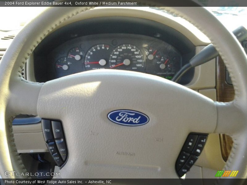 Oxford White / Medium Parchment 2004 Ford Explorer Eddie Bauer 4x4