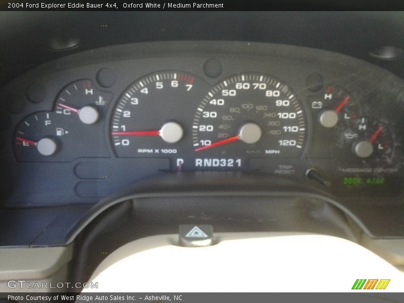 Oxford White / Medium Parchment 2004 Ford Explorer Eddie Bauer 4x4