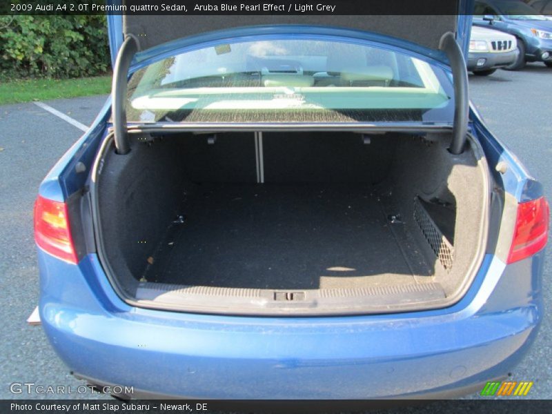 Aruba Blue Pearl Effect / Light Grey 2009 Audi A4 2.0T Premium quattro Sedan