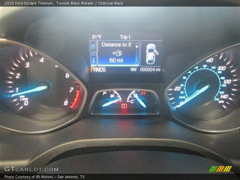 Tuxedo Black Metallic / Charcoal Black 2015 Ford Escape Titanium