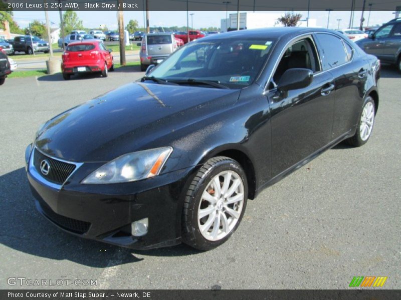 Black Onyx / Black 2006 Lexus IS 250 AWD