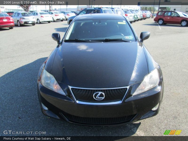 Black Onyx / Black 2006 Lexus IS 250 AWD