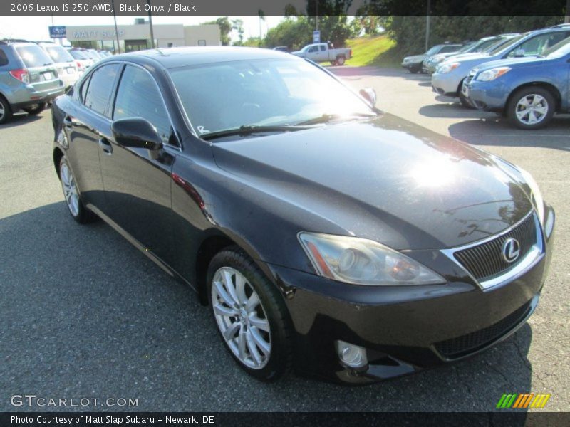 Black Onyx / Black 2006 Lexus IS 250 AWD