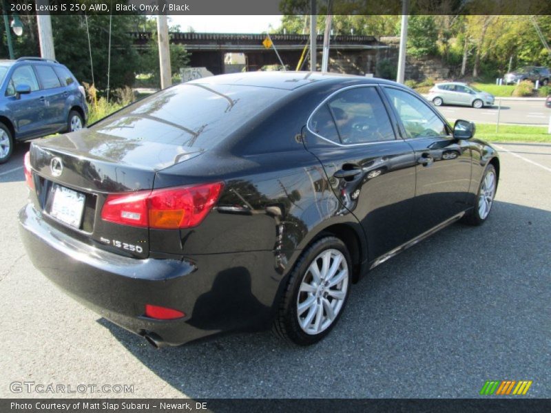 Black Onyx / Black 2006 Lexus IS 250 AWD