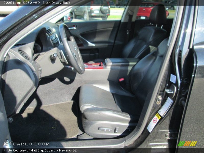 Black Onyx / Black 2006 Lexus IS 250 AWD