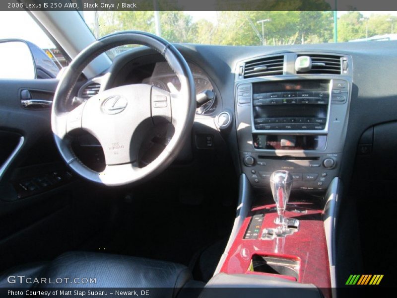 Black Onyx / Black 2006 Lexus IS 250 AWD