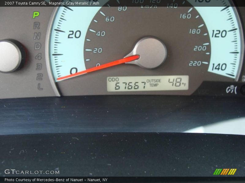 Magnetic Gray Metallic / Ash 2007 Toyota Camry SE