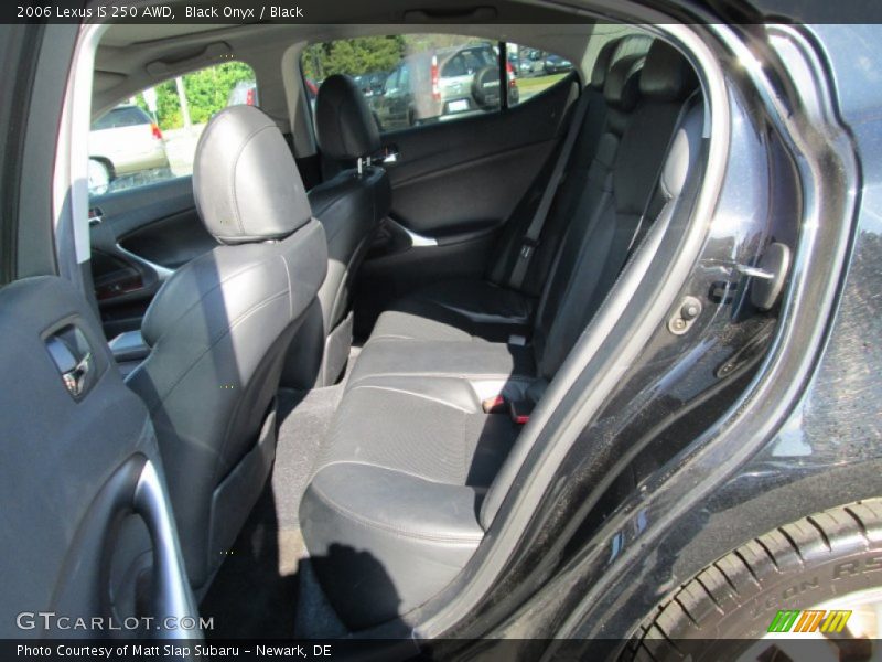 Black Onyx / Black 2006 Lexus IS 250 AWD
