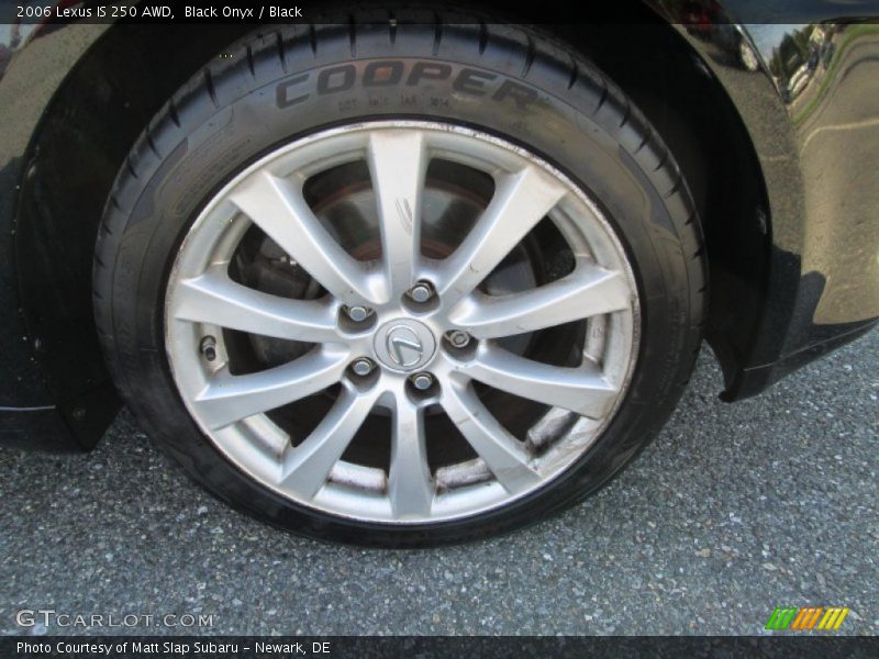 Black Onyx / Black 2006 Lexus IS 250 AWD