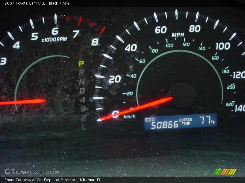 Black / Ash 2007 Toyota Camry LE