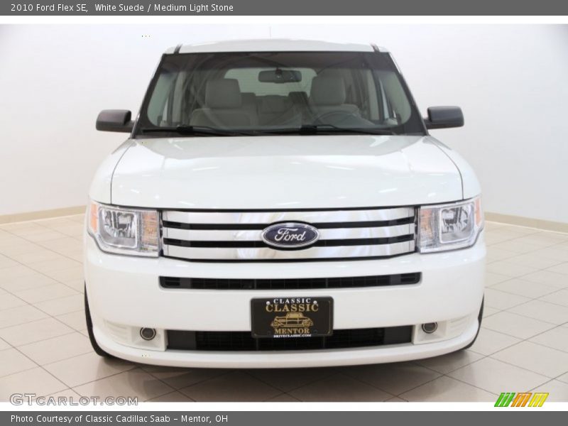 White Suede / Medium Light Stone 2010 Ford Flex SE