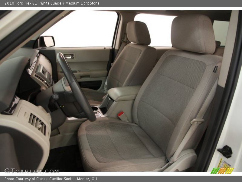 White Suede / Medium Light Stone 2010 Ford Flex SE
