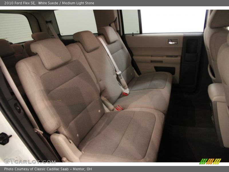White Suede / Medium Light Stone 2010 Ford Flex SE