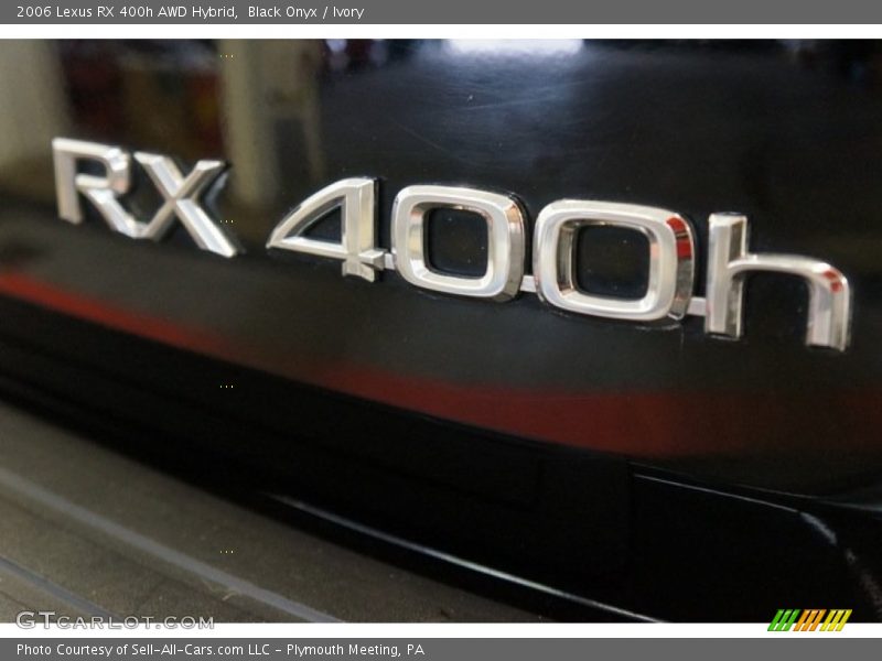 Black Onyx / Ivory 2006 Lexus RX 400h AWD Hybrid