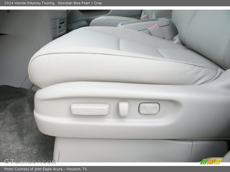 Obsidian Blue Pearl / Gray 2014 Honda Odyssey Touring