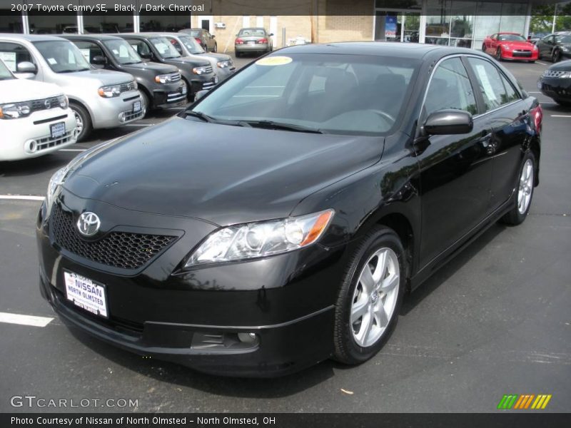 Black / Dark Charcoal 2007 Toyota Camry SE