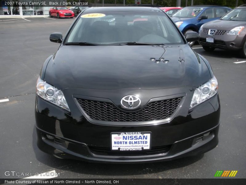 Black / Dark Charcoal 2007 Toyota Camry SE