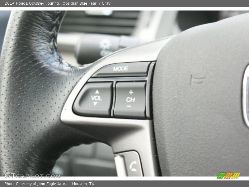 Obsidian Blue Pearl / Gray 2014 Honda Odyssey Touring