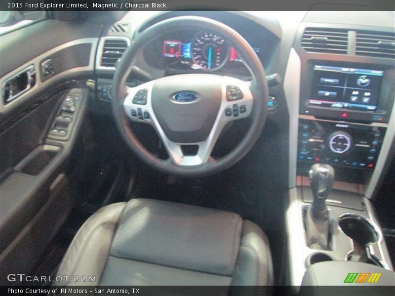 Magnetic / Charcoal Black 2015 Ford Explorer Limited