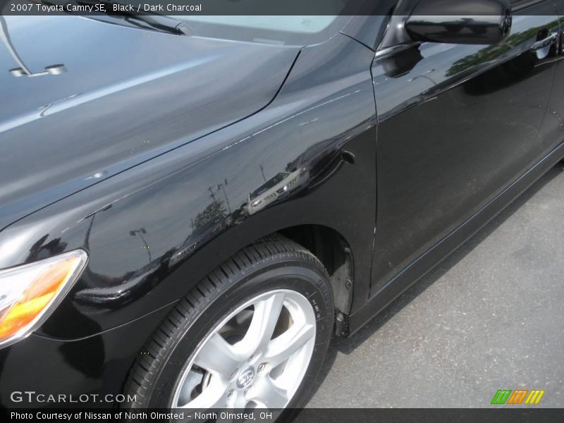 Black / Dark Charcoal 2007 Toyota Camry SE