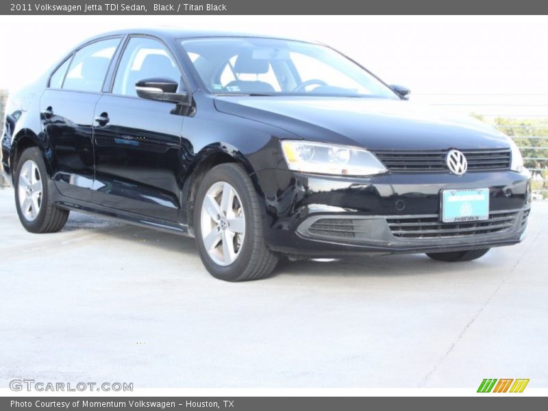 Black / Titan Black 2011 Volkswagen Jetta TDI Sedan